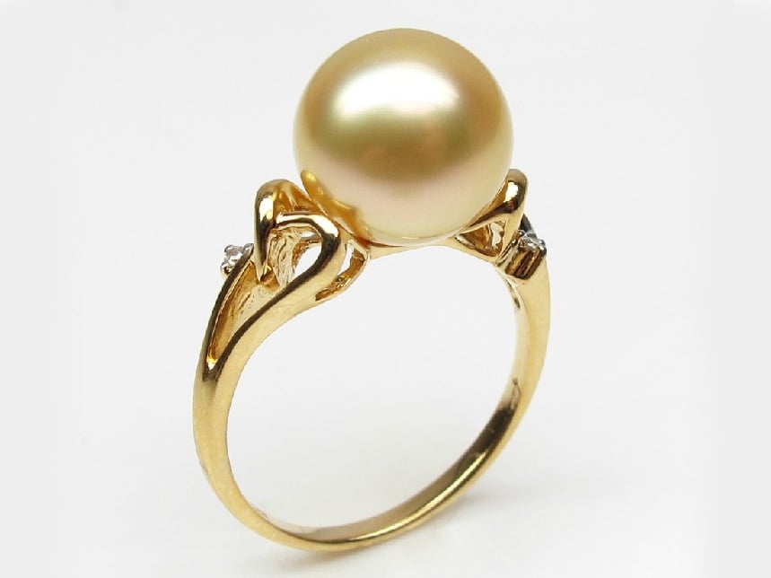 Honore South Sea Pearl and Diamond Ring